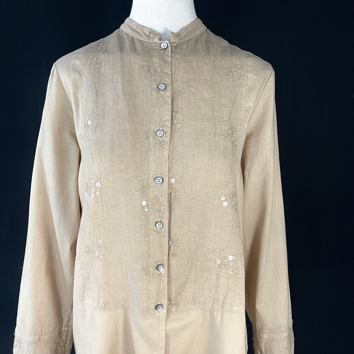 Kleider: 120% LINO Beige Dress – Neu (gemäss Beschreibung) aus Freienbach von Avviivva_Shop 1