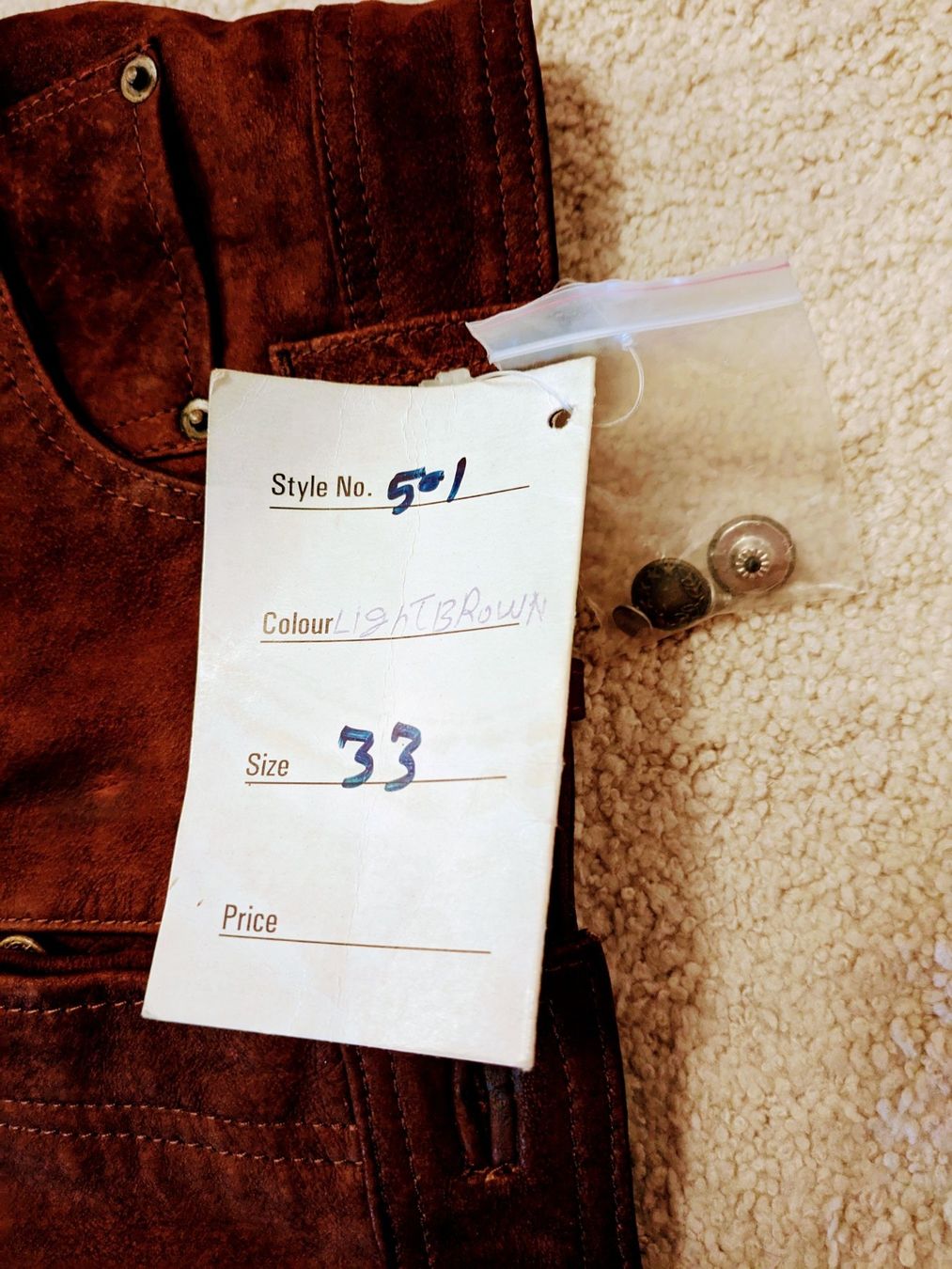 Pantaloni: Sehr schöne Wildlerderhose, Neu – Nuovo e nell'imballaggio originale da Adlikon venduto da Match62 2