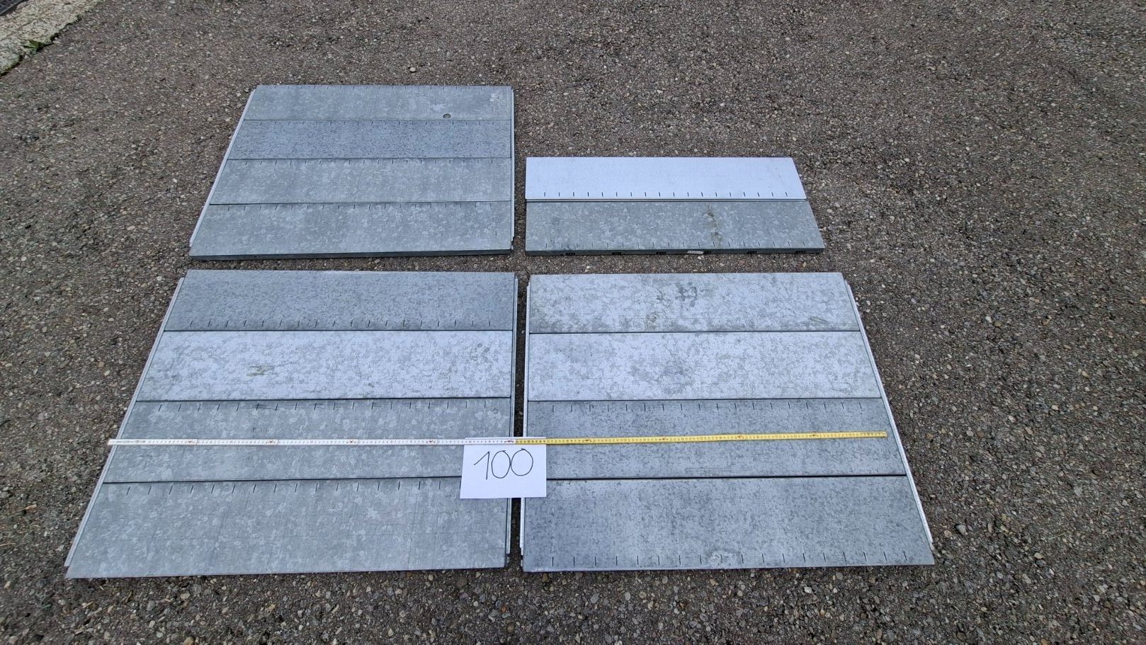 Errex Regale: 12 ERREX Tablar-Elemente à 100x20cm – Gebraucht aus Nussbaumen AG von Masko