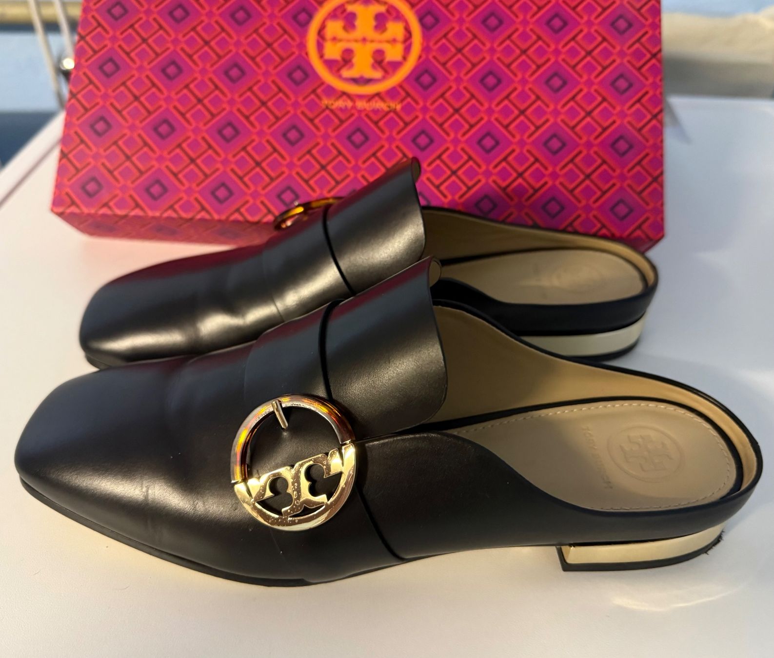 Tory Burch Scarpe da donna: Tory Burch Sisney Backless Loafer Gr. 37,5 – Usato da Pfäffikon ZH venduto da Margot1