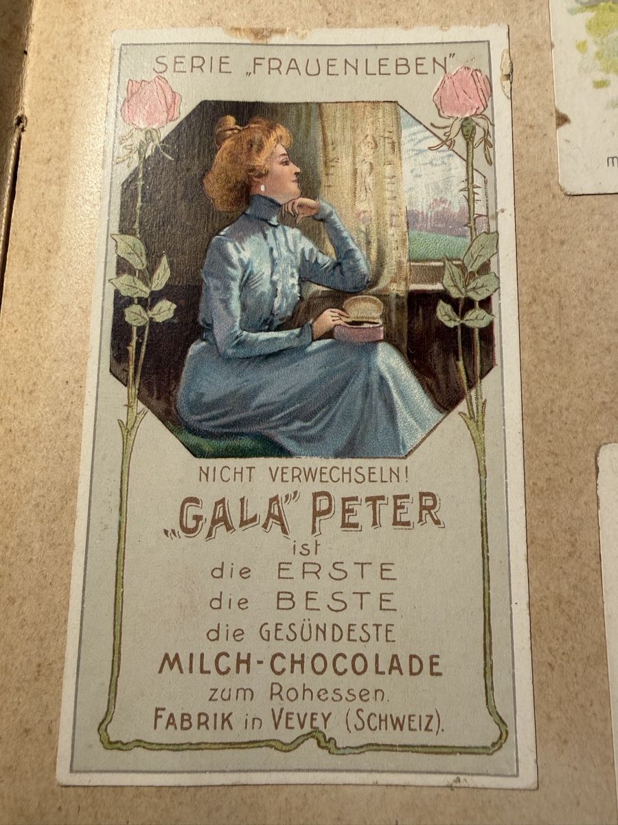 Carte collezionabili: Gala Peter Milch-Schokolade Sammelbild – Usato da zürich venduto da 03011978 4