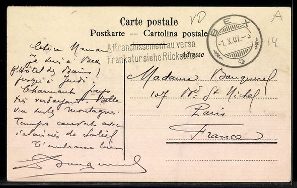Cartoline postali: AK Bex, Les Diablerets – Usato da Berlin venduto da bartko-reher 1