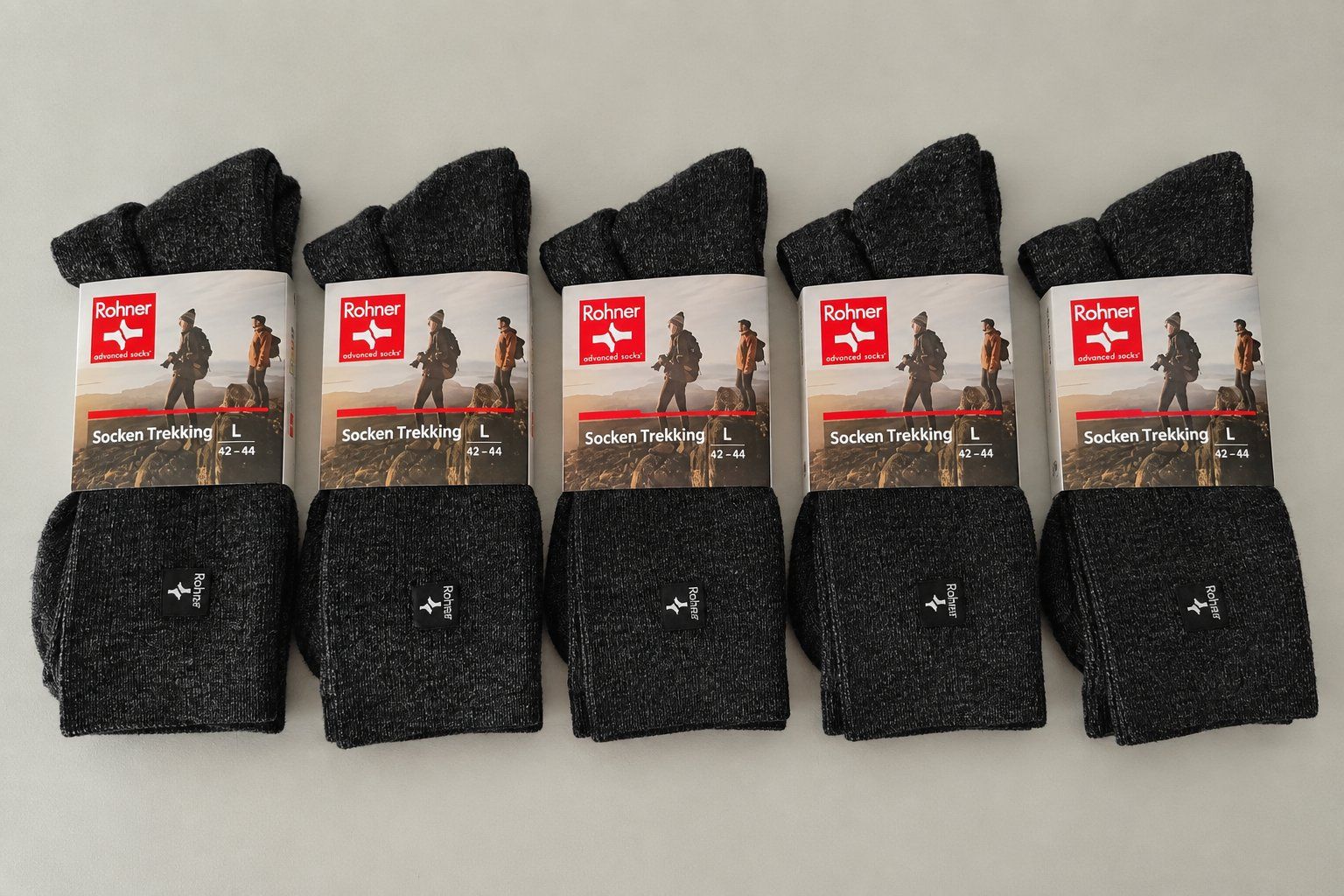 Rohner Socken: 5x Rohner Socken – Neu und originalverpackt aus Burgdorf von Edelmetallhandel