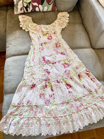 LoveShackFancy Faustine Floral Dress