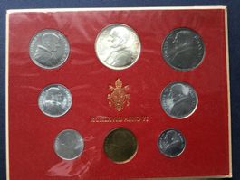 Vatikan Münzsatz Anno VI mit Silber 1968