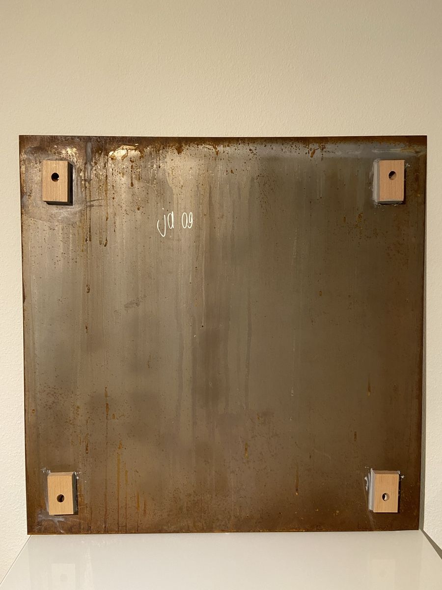 Gemälde: Modernes Unikat Stahl Kunst 80x80 – Neu (gemäss Beschreibung) aus Zürich von Puchsupermaxi 1