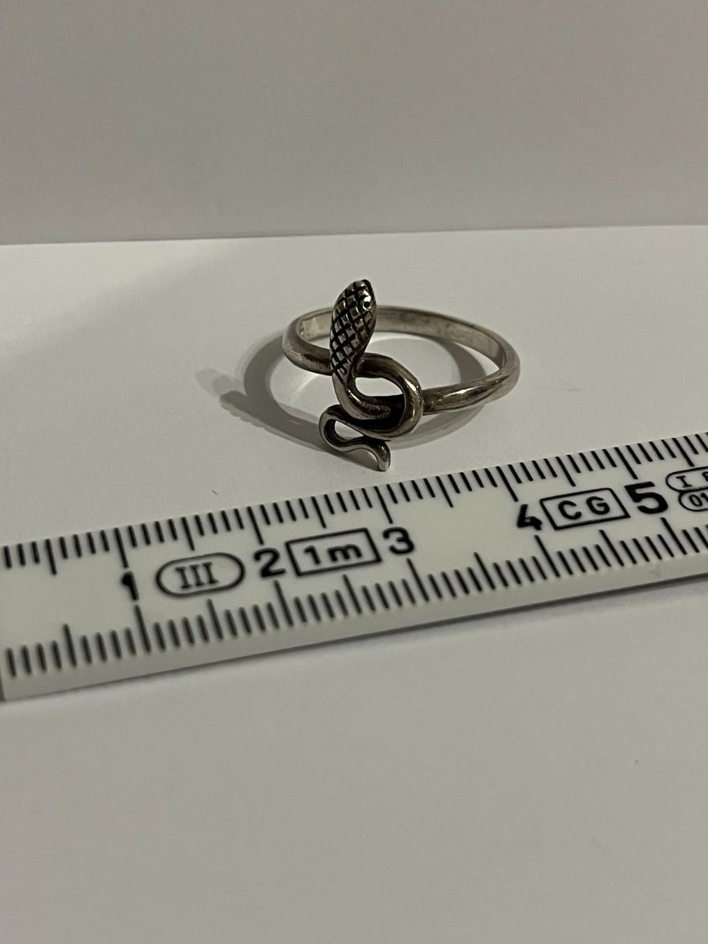 Anelli: Silberring Schlange Grösse Vintage Chic 925 Silber – Usato da Wolfhausen venduto da Sel86i