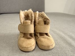 Baby-Winterbooties – warm gefüttert, Grösse 17–18