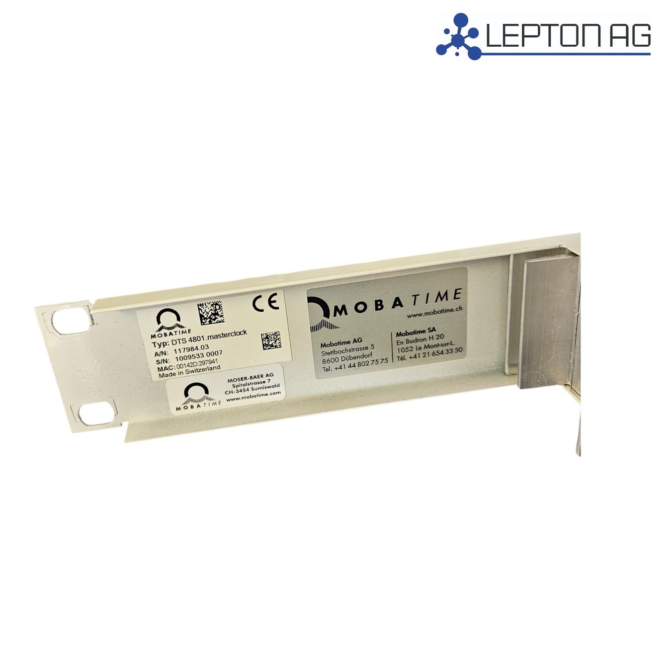 Sistema di controllo: MOBA TIME DTS 4801.mastertime - Top Zustand! – Usato da Niederdorf venduto da LeptonAG 4