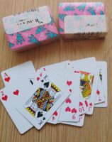 2x Jass oder Joker Spielkarten Mini 4 x 2,7 Rommé Bridge usw