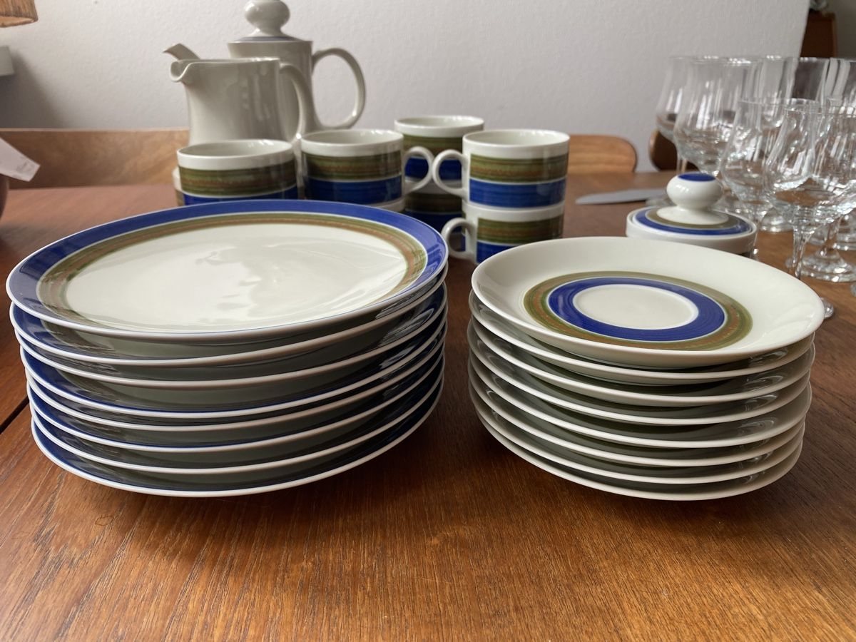 Set di piatti: Geschirrset Scandia Mitterteich Bavaria – Usato da Zürich venduto da suslette 1