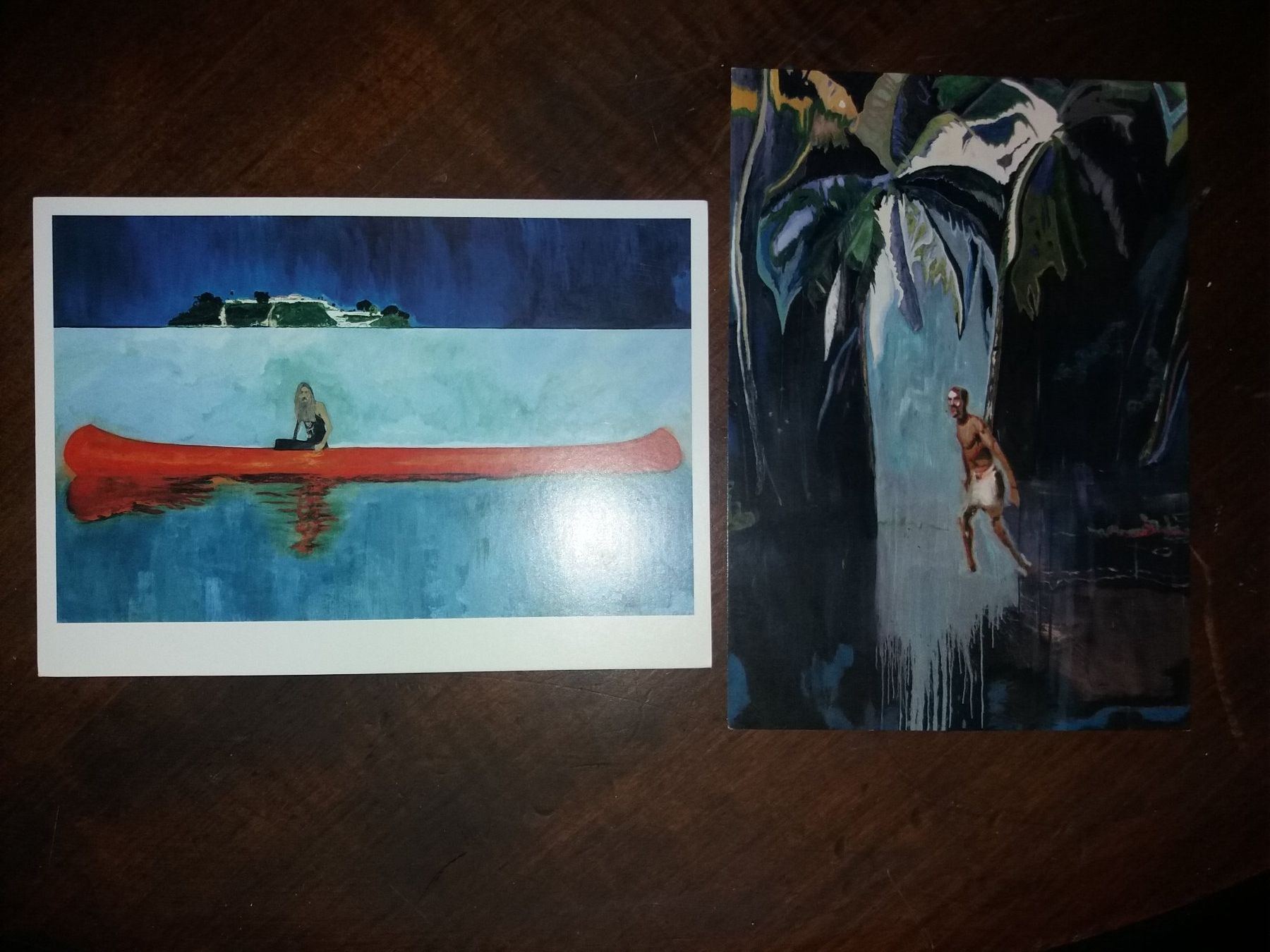 Cartoline postali: 2 x Peter Doig rar Kunstklassiker – Usato da Welschenrohr venduto da Regool