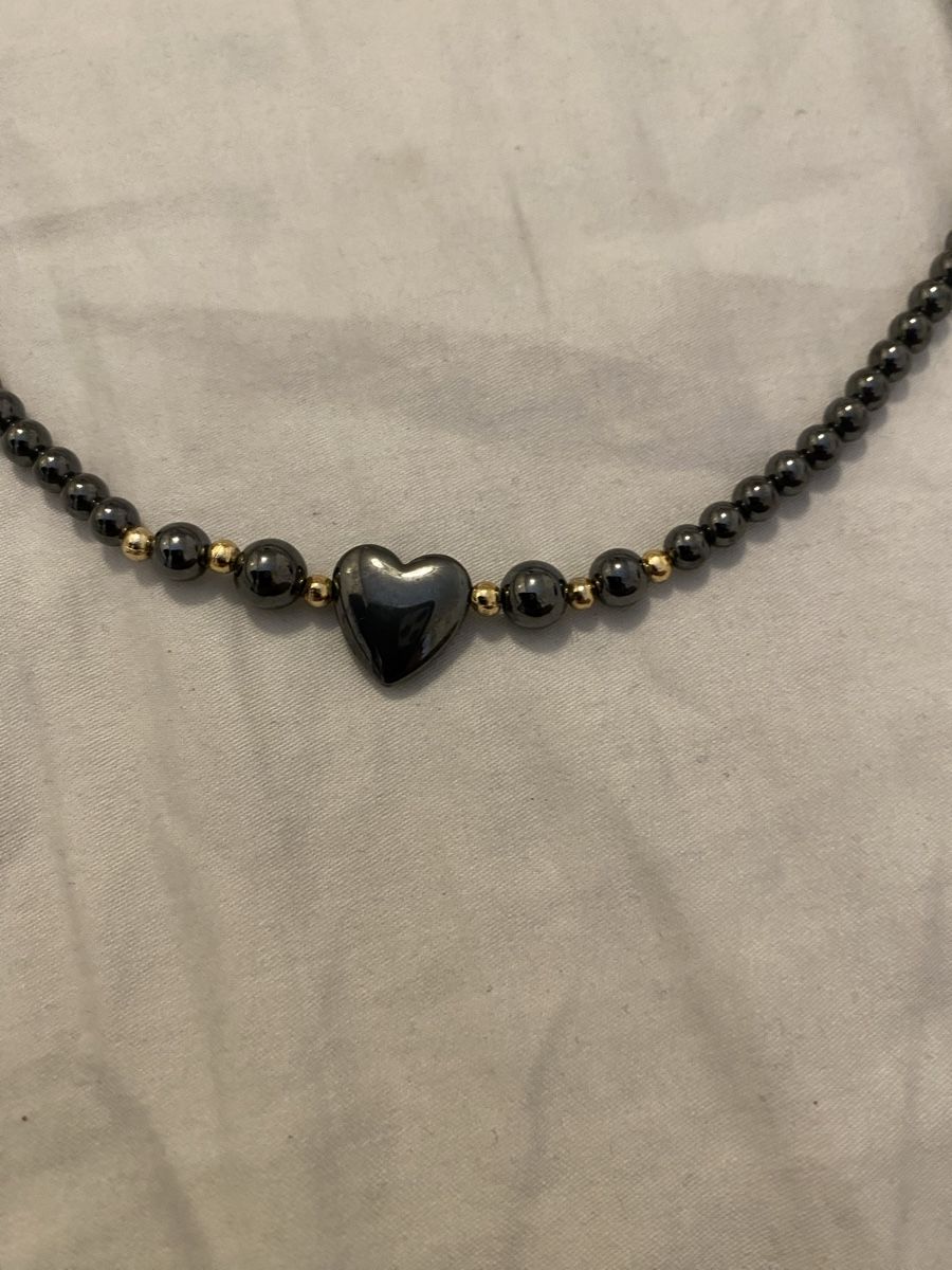 Catenine: Echte Hematite perlen Kette – Usato da Pfungen venduto da Sheki56 2