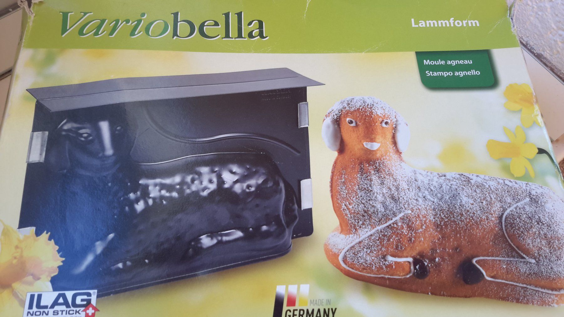 Backformen: Backform Kuchen Sitzende Lamm backen ungebraucht – Neu und originalverpackt aus Aldesago von ant_zk5q