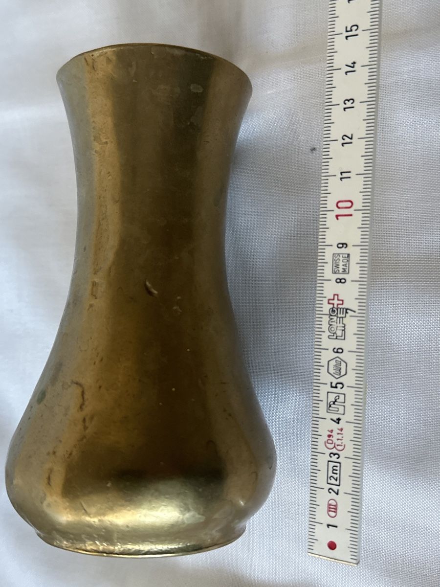 Vasi & Recipienti: Massive Messing Vase mit Ähren Dekor 🌾 – Usato da Zürich venduto da Chaeffeler 2