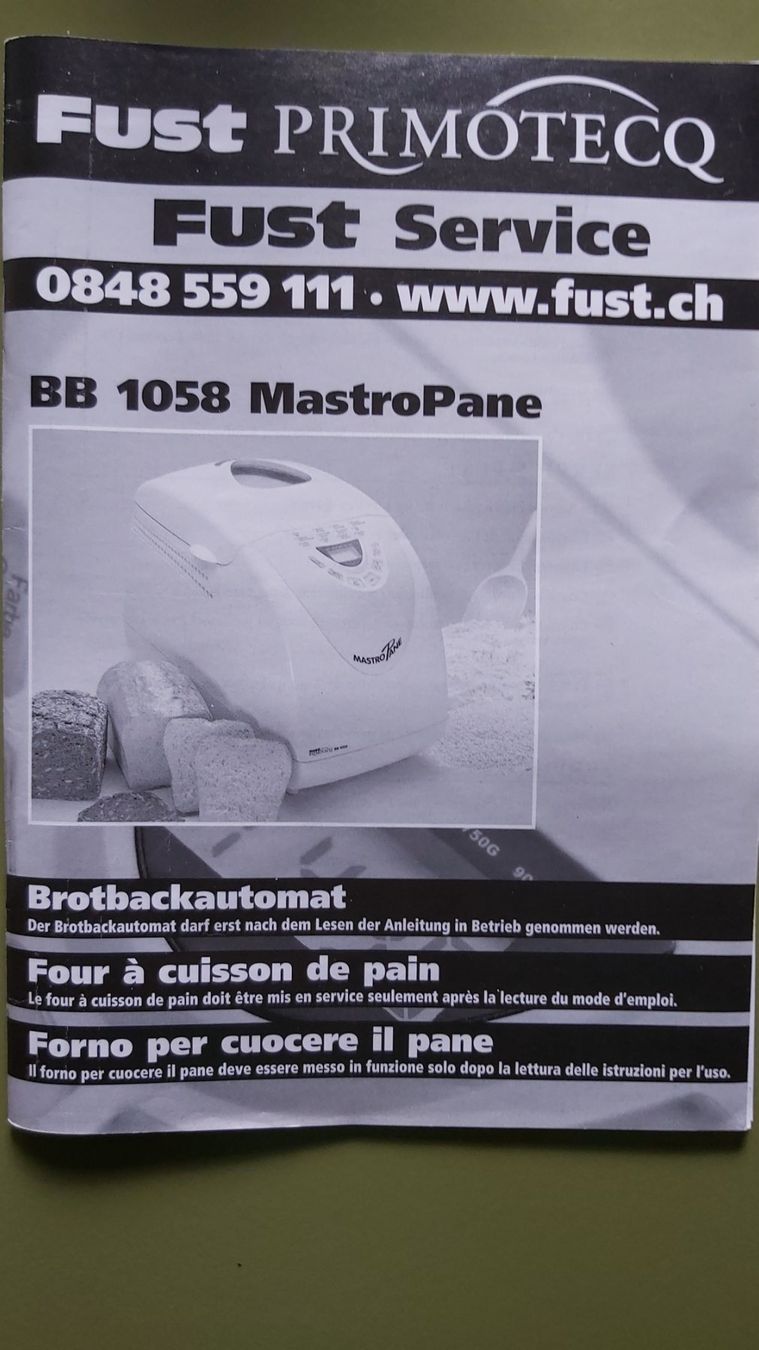 Fust Elettrodomestici da cucina: Machine à pain / Brotbackautomat – Nuovo (secondo la descrizione) da Péry venduto da scorpio1950