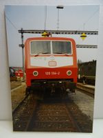 Foto DB 120 134-2 Lokomotive Ausstellung SG St.Fiden 9.1990