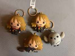 Schlüsselanhänger Harry Potter Set 4 Stück 