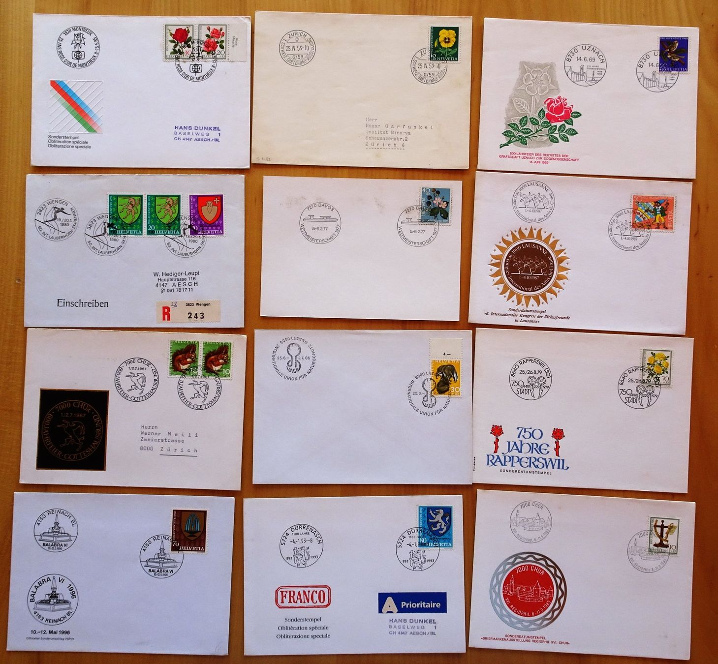 Tutti i francobolli: Werbe- Sonder- Ortschaftsstempel – Usato da Feldbrunnen venduto da MarcusSO 4
