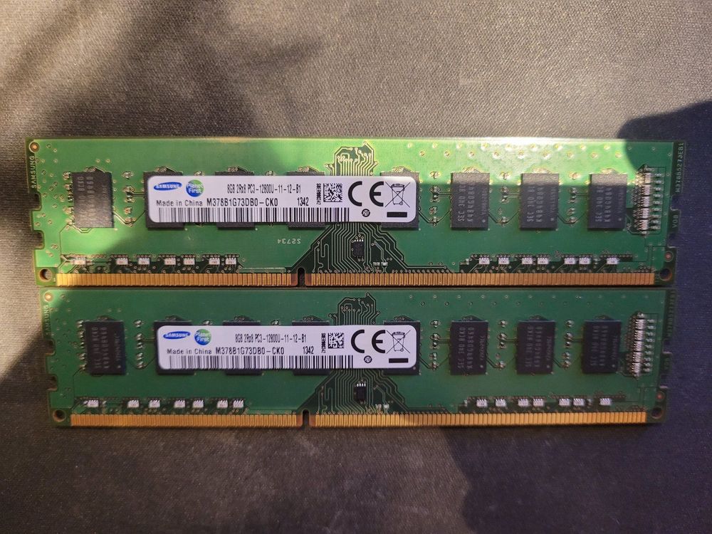 Samsung 16GB (2x8GB) RAM DDR3 1600MHZ (Gebraucht) in Unterengstringen ...