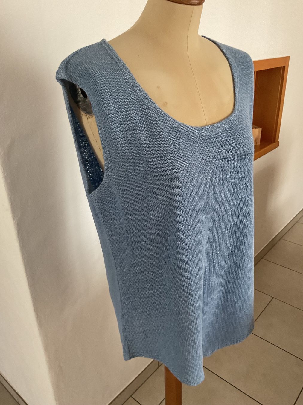 Pullover & Sweatshirts: Ärmelloser Linen Strick 🧶 Pullover Linara L – Neu (gemäss Beschreibung) aus Wil ZH von RiccardaWegmann 1