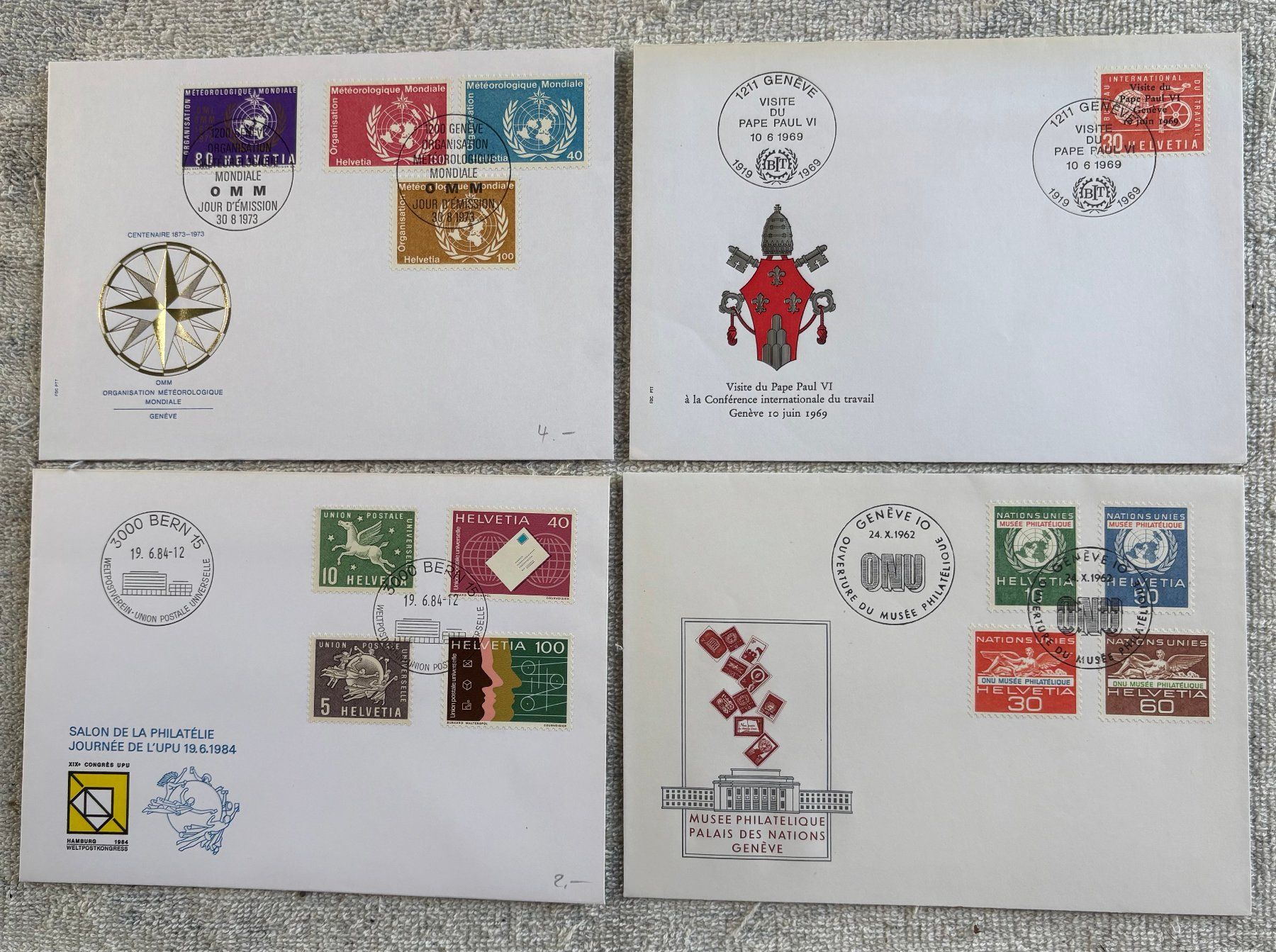Tutti i francobolli: LOT BRIEFMARKEN – Usato da Ostermundigen venduto da Kari1937