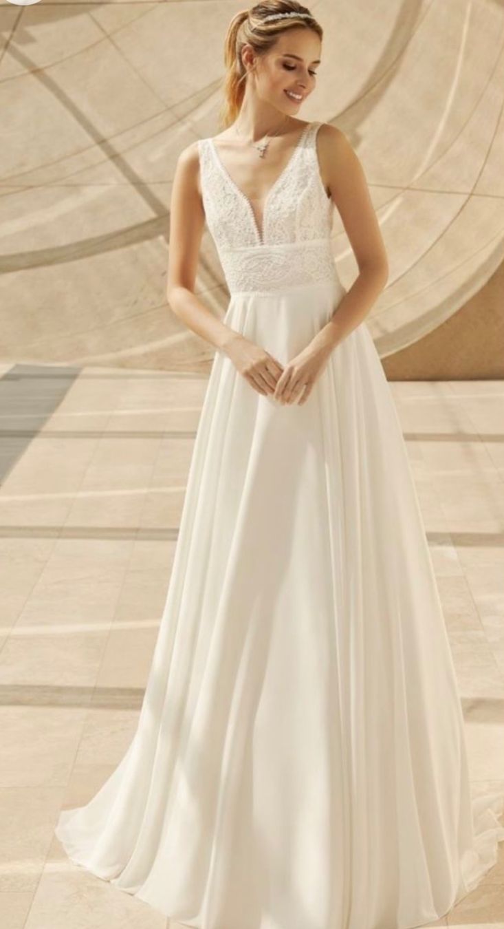 Kleider: Hochzeitskleid mit Spitze – Neu (gemäss Beschreibung) aus Schwyz von F.Brugger 6