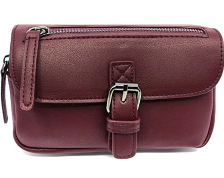 Gürteltasche NEW BAGS bordeaux / 100% Vegan