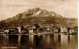 Luzern 1925 - mit Rasierklingenstempel