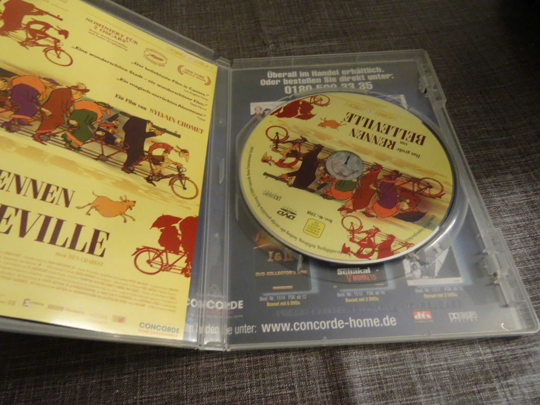Tutti i DVDs: Das grosse Rennen von Belleville DVD – Usato da Olten venduto da Disc-Verkauf 1