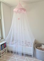 Süsses Betthimmel/Moskitonetz für Kinderzimmer, Rosa/Weiss