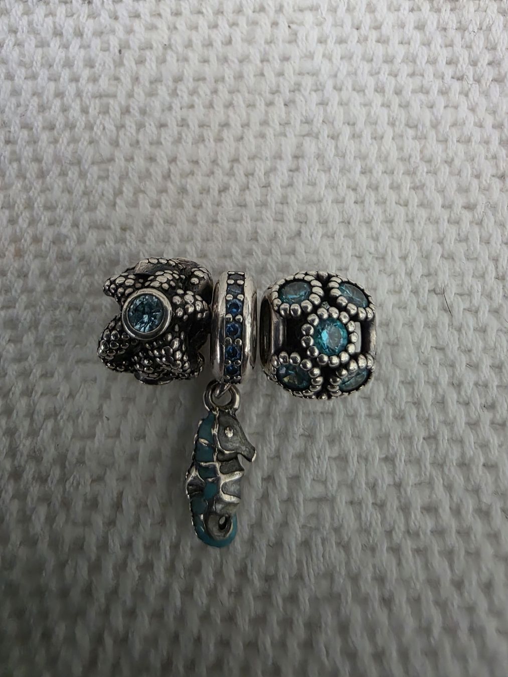Pandora Pendentifs: 3 Pandora Beads türkis – D'occasion à Rikon im Tösstal par Quimy68