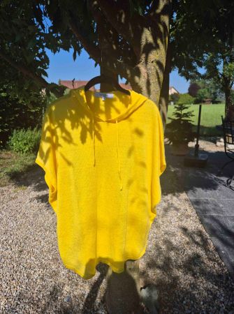 100% LEINEN, NEUER KAPUZENPULLOVER, Gr.M, zu RUNDHOLZ, NILE