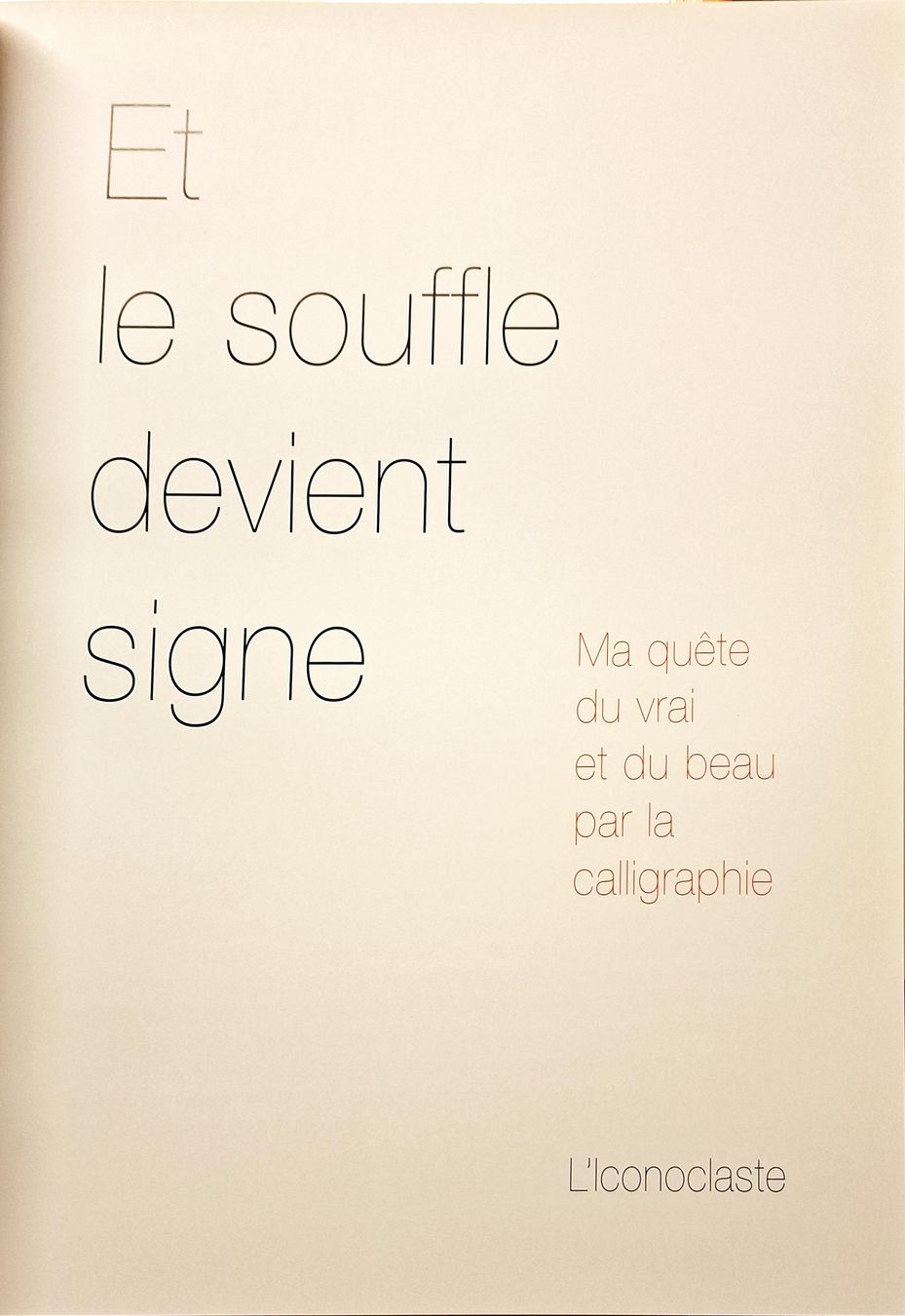 Libri: François Cheng - Et le souffle devient signe, Top Zustand! – Usato da Niederglatt ZH venduto da Siegfried67 2