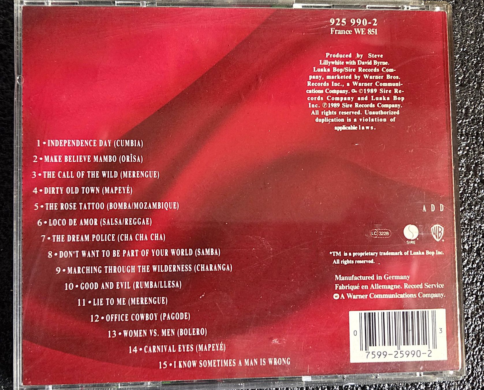 CD: David Byrne - Rei Momo – Usato da Biberist venduto da Beaver58 2