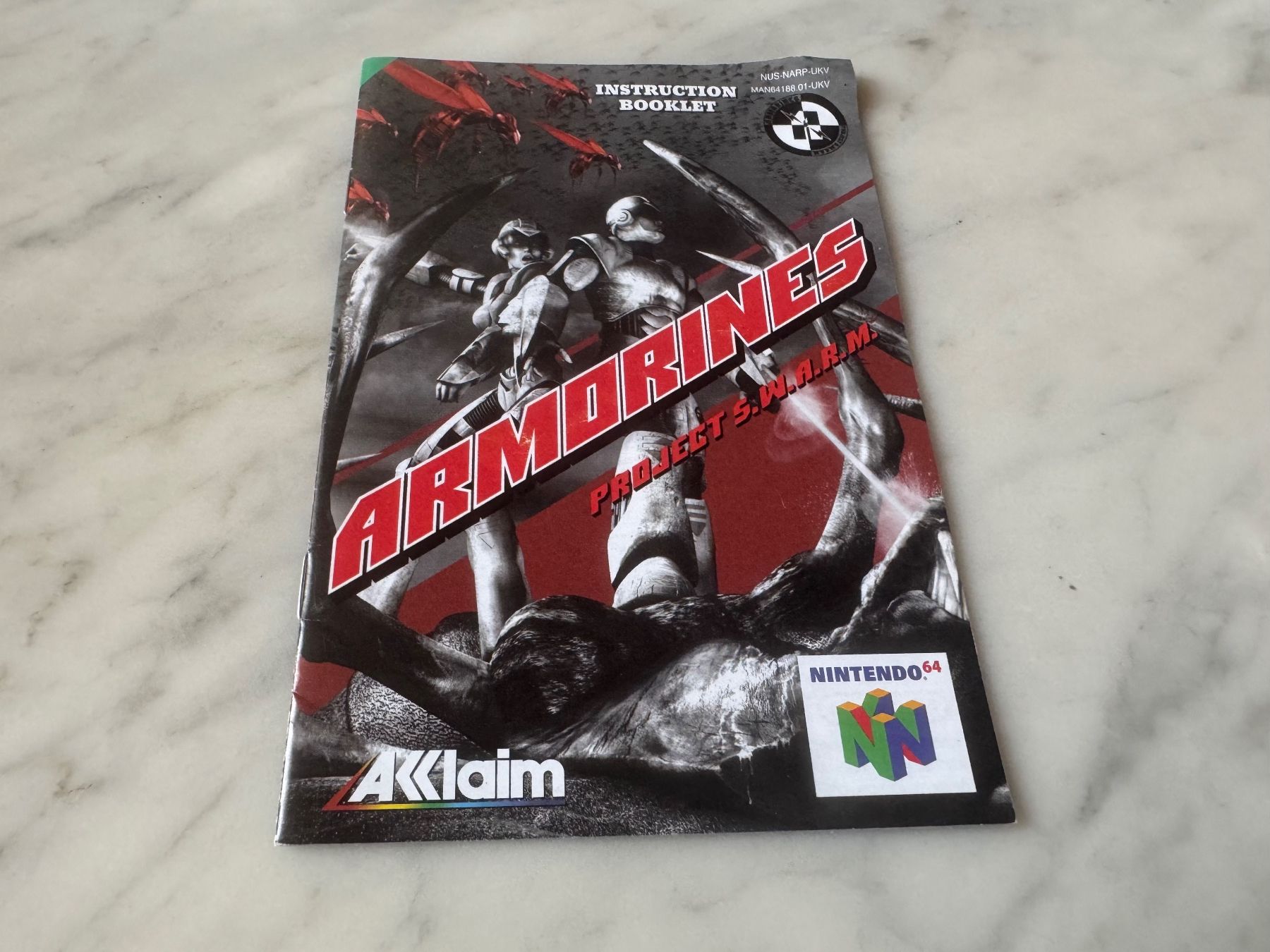 Nintendo Documenti: ANLEITUNG FÜR ARMORINES NINTENDO 64 – Usato da hägendorf venduto da twilightprincess