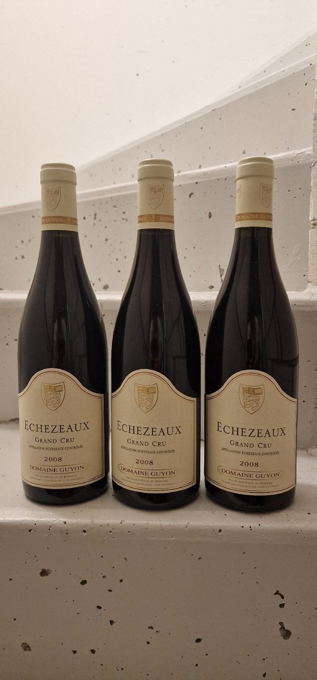 Vins: 3 Fl. Echezeaux Grand Cru Guyon 2008 – Neuf avec emballage d'origine à Unterstammheim par BurgundyPassion