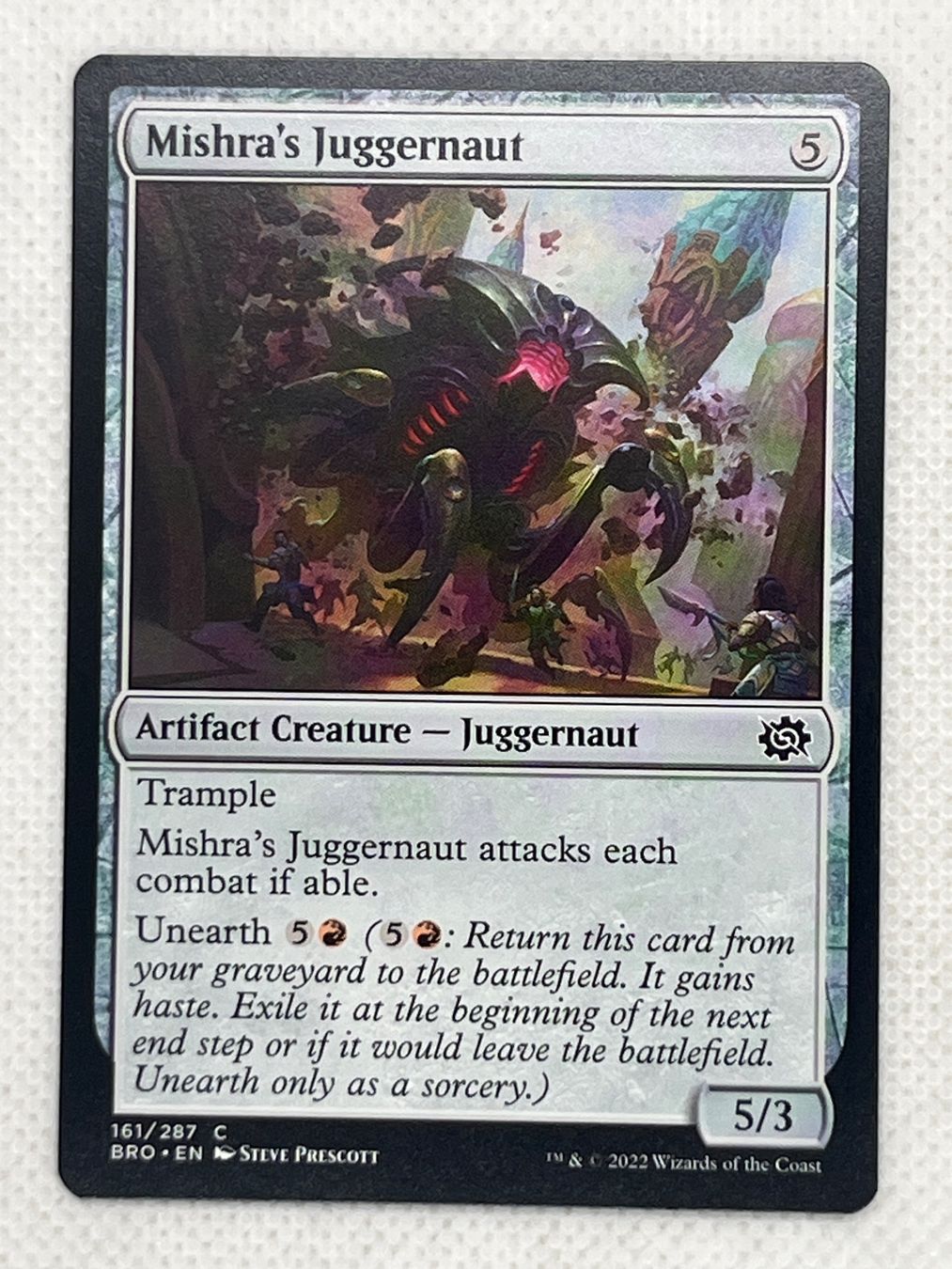 Magic The Gathering Carte collezionabili: Magic The Gathering: Mishra's Juggernaut – Usato da Hinterkappelen venduto da Kim1992