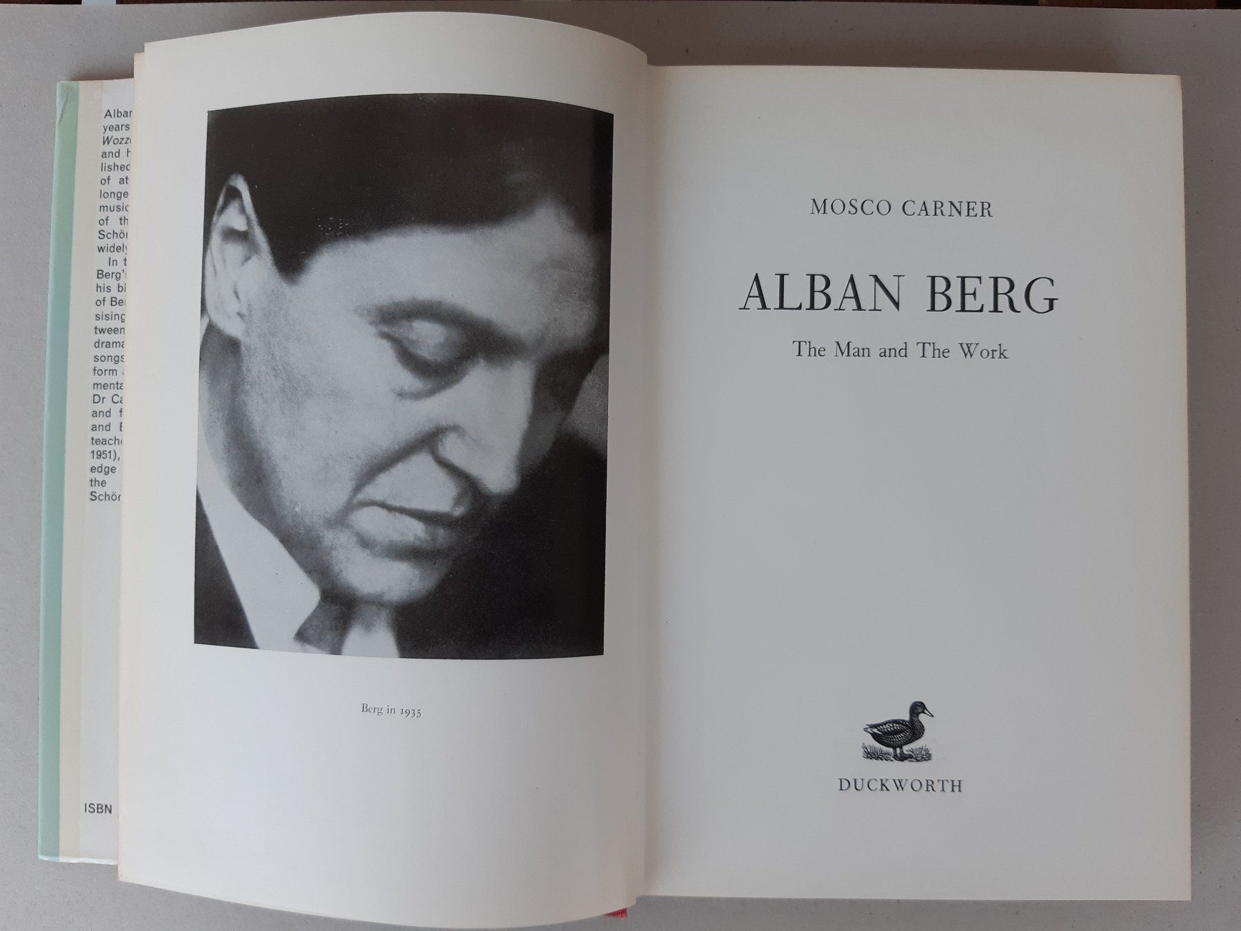 Libri: Alban Berg (Mosco Carner) – Nuovo (secondo la descrizione) da Basel venduto da odradek 3