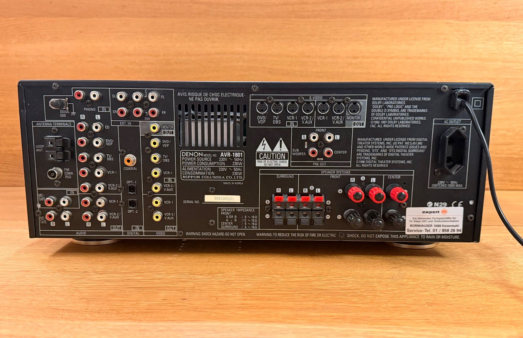 Denon Récepteurs: Denon AVR-1801 Surround-Receiver – D'occasion à Zürich par sarest 1