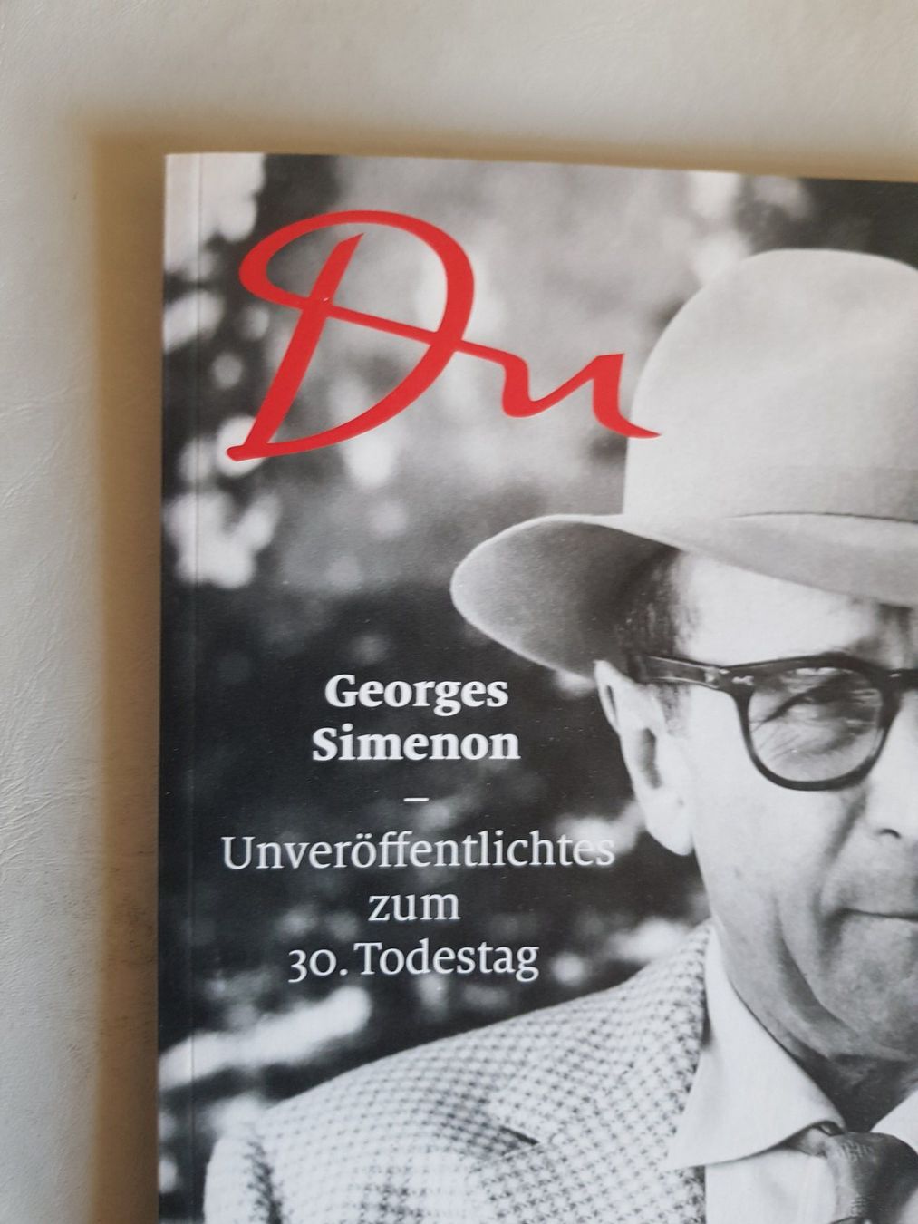 Riviste & Magazine: Zeitschrift DU - Georges Simeon - 2019 – Nuovo (secondo la descrizione) da Walterswil BE venduto da Lonitti