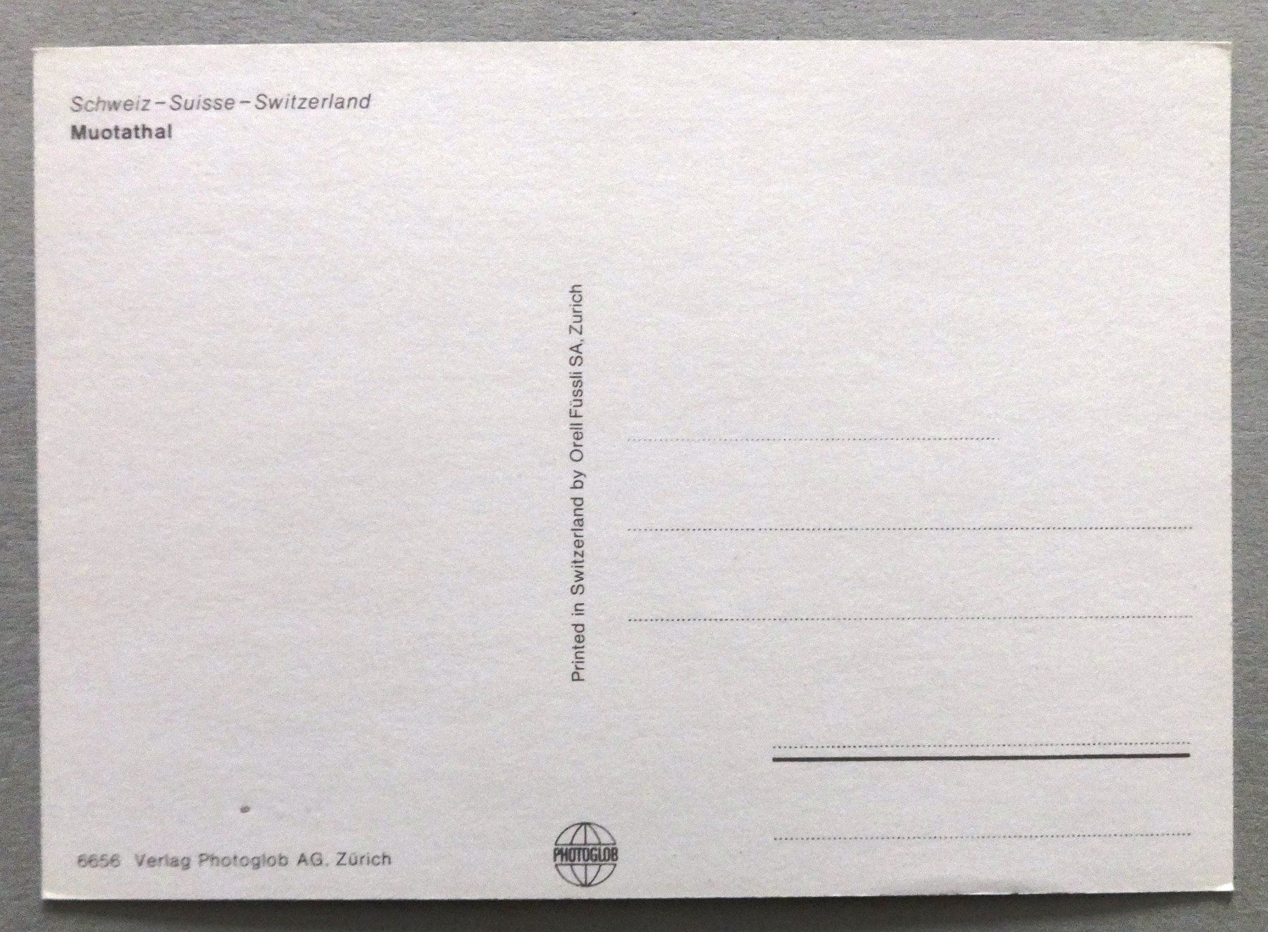 Cartes postales: Muotathal – D'occasion à Fétigny par Billy2miny 1