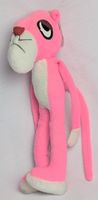 Vintage Rosaroter Panther - Pink Panther - Plüsch Figur 