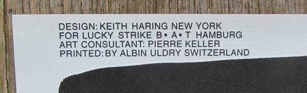 Foto & Immagini: Lucky Strike, Keith Haring – Nuovo (secondo la descrizione) da Bern venduto da Vintage-Art-Poster 1