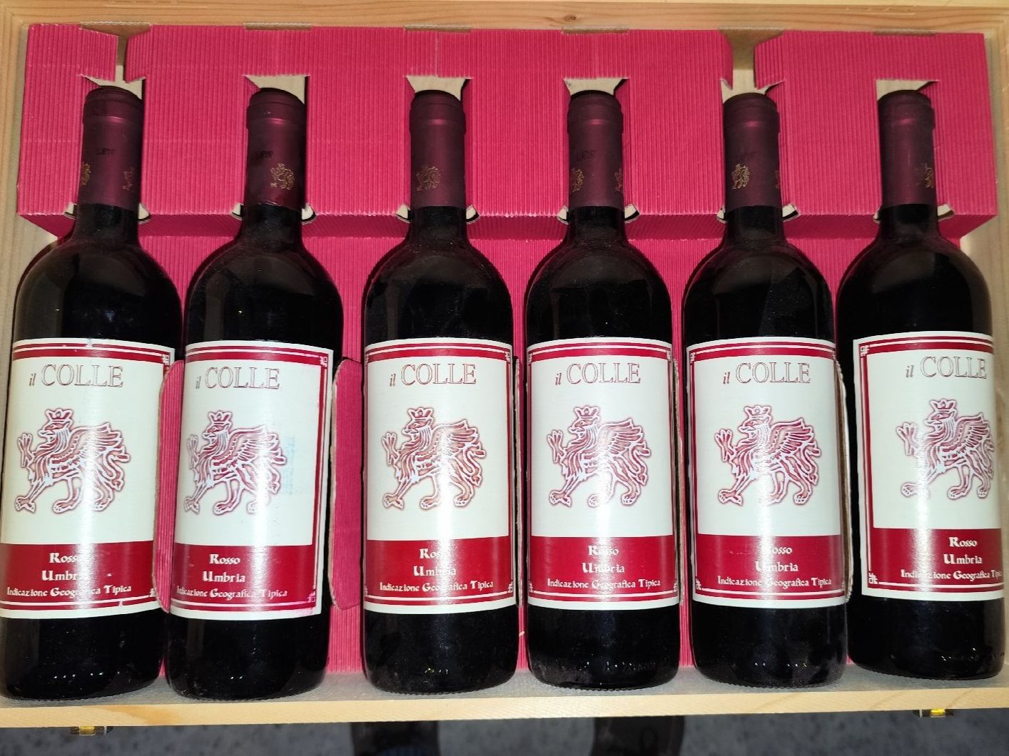 Vino: 6 Flaschen Rotwein "Il Colle" 2005 Umbrien – Nuovo e nell'imballaggio originale da Büsserach venduto da Vintage-vins