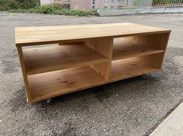 Kommode / TV Möbel auf Rollen Holz