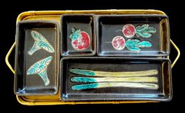 Hugo Kohler Biel Bienne 4 raviers Apero Schalen vintage