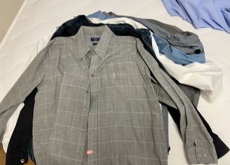 6 Langarm Hemden XXL