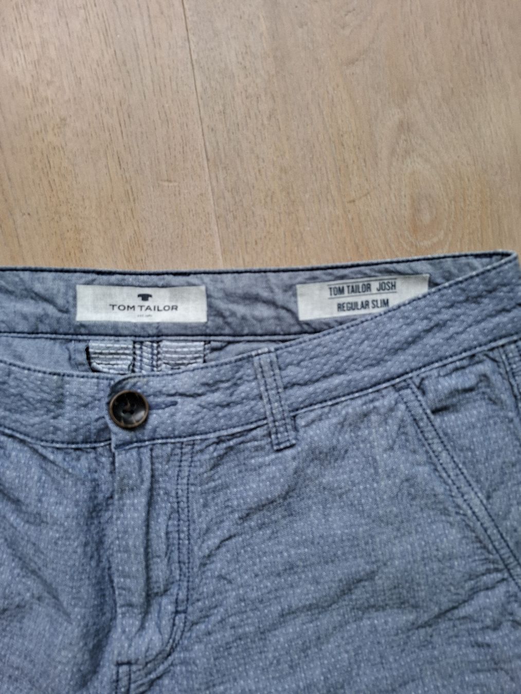 Tom Tailor Pantaloni: Tom Tailor Shorts Gr. 33, Regular Slim, blau – Usato da Langnau am Albis venduto da simon1476 2