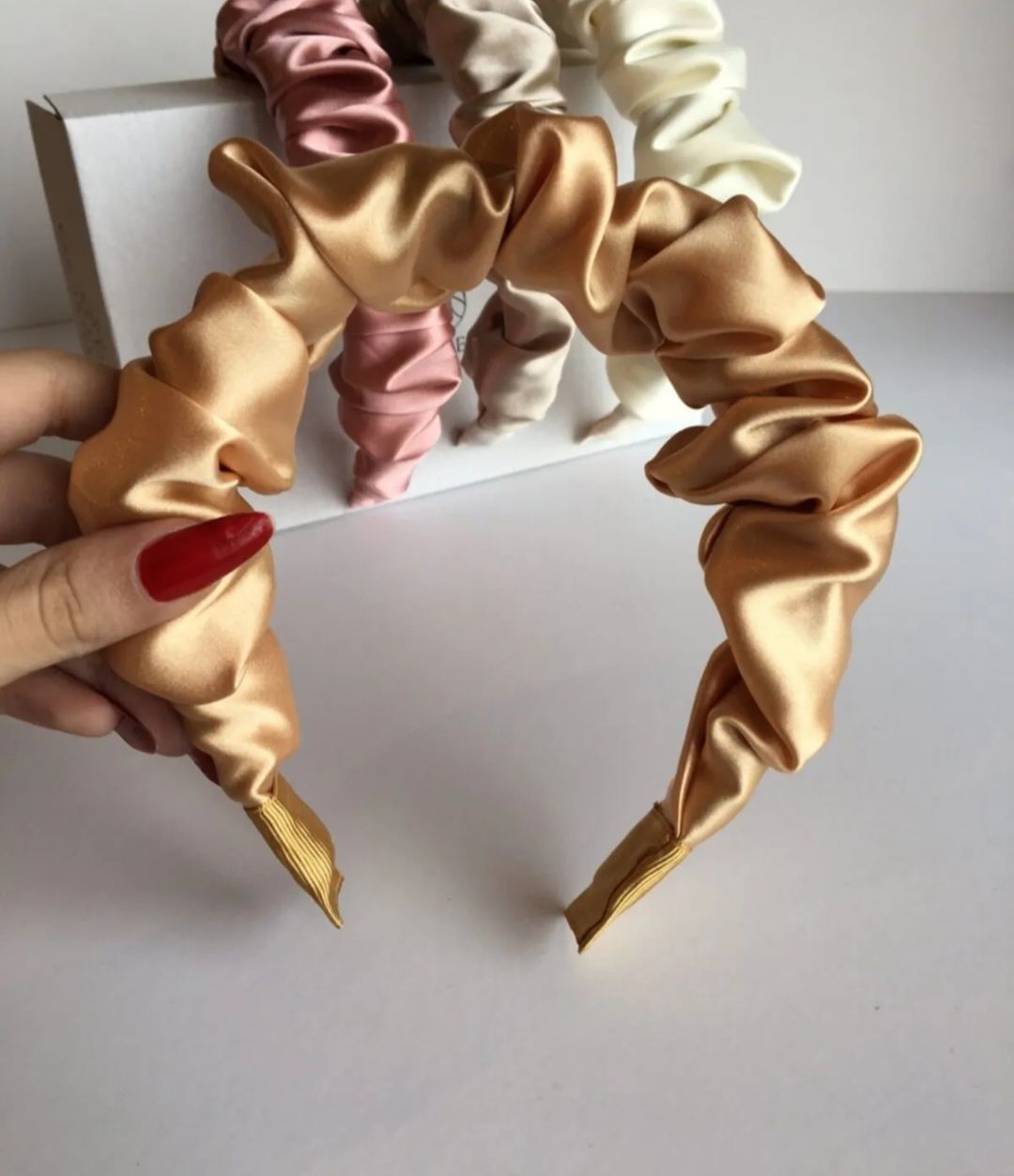 Accessori per capelli: satin Haarreif verschiedene farben – Nuovo e nell'imballaggio originale da Dietikon venduto da Eleda 3